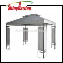 outdoor steel metal garden Gazebo canopy roof with side panels
